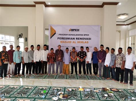 BPKH dan DT Peduli Resmikan Renovasi Masjid Al Ikhlas di Jember Lor ...