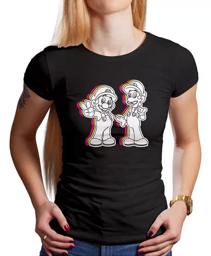 Polo Dama Mario Bros D Boleto Store Cuotas Sin Inter S