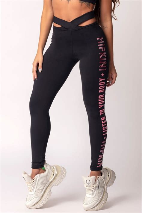 Legging Hipkini Love Fitness Preta C S Cruzado