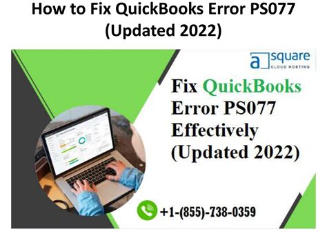 PPT How To Fix QuickBooks Error PS077 Updated 2022 PowerPoint