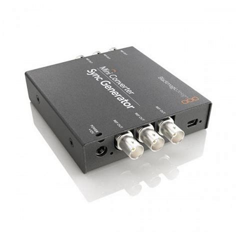 Blackmagic Mini Converter - Sync Generator | Tri-Sync, Black Burst Sync ...