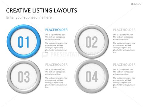 Creative Listing Layouts For Powerpoint