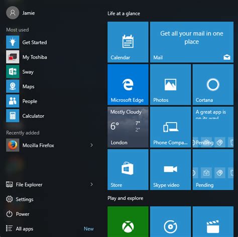 Missing tiles in the start menu - Windows 10 Forums