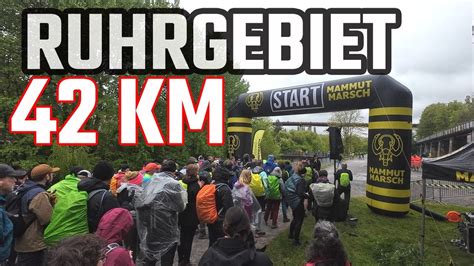 Mammutmarsch Ruhrgebiet 2024 Unterwegs Auf Der Neuen 42KM Strecke