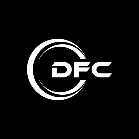 DFC letter logo design in illustration. Vector logo, calligraphy ...