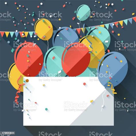 버스데이 축하글 카드 생일에 대한 스톡 벡터 아트 및 기타 이미지 생일 풍선 0명 Istock