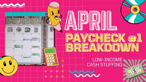 April Budget With Me Weekly Check In Low Income Cash Stuffing Zero