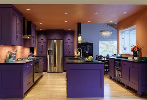 Purple Passion Kitchen Remodel And Design Rhonda Knoche Design