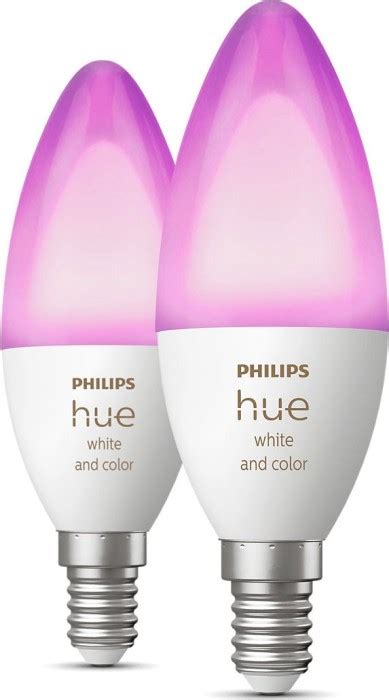 Philips Hue White And Color Ambiance LED Bulb E14 5 3W 2er Pack Ab