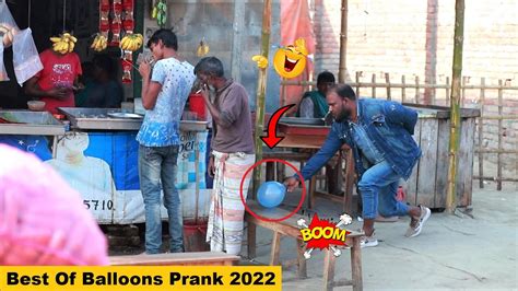 Best Balloon Blast Prank On Public Popping Balloon Pranks On Crazy