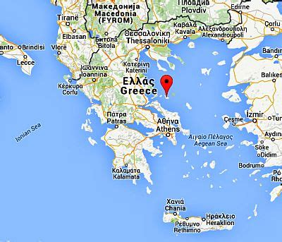 Skopelos Greece Map