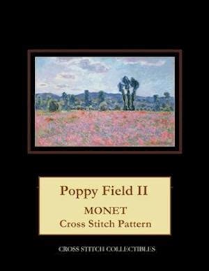 F Poppy Field Ii Monet Cross Stitch Pattern Af Kathleen George Som