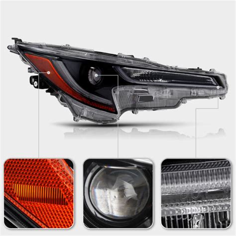 For Toyota Corolla L Le Headlight Assembly Led Right