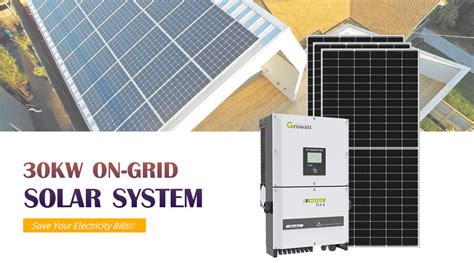 Full Complete On Grid 30kw Solar System Manufacturers Full Complete On