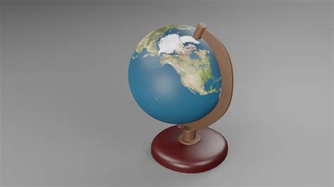 D Model Globe Earth Turbosquid