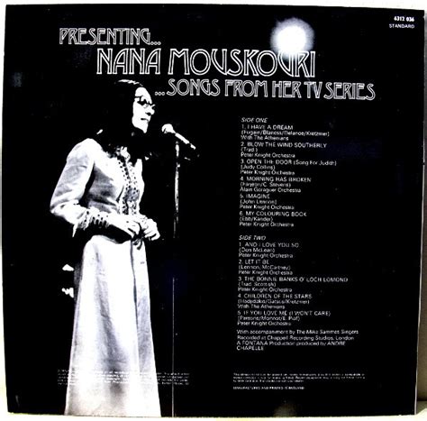 Nana Mouskouri - Presenting... Nana Mouskouri ...Songs From Her TV ...