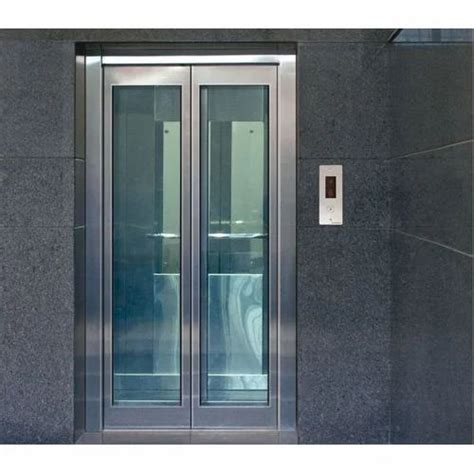 Stainless Steel Geared Traction Automatic Door Passenger Lift At Rs