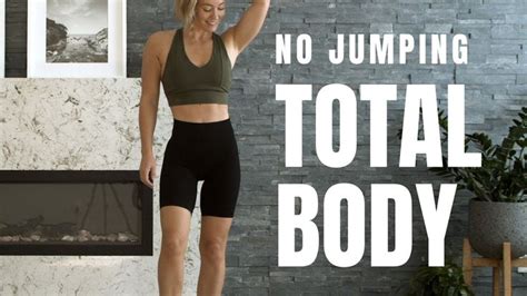 Low Impact Total Body Hiit Workout With Weights No Jumping Ab