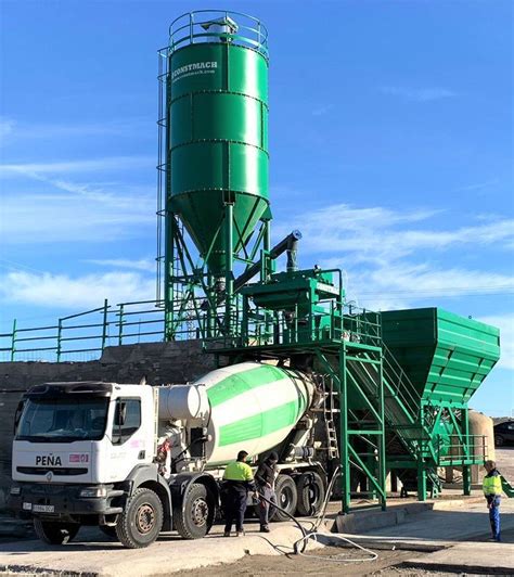 Planta De Hormigón Estacionaria Drymix 60 Constmach Concrete Plants