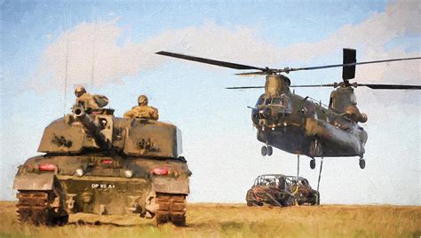 Helicopter And Tank Photograph By Roy Pedersen Fine Art America