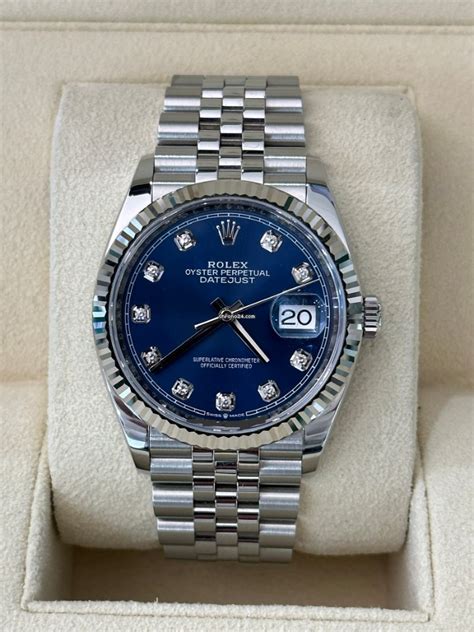 Rolex Datejust Del Quadrante In Diamanti Blu Jubilee For