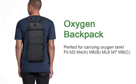 Iguerburn Oxygen Tank Backpack Portable Oxygen Cylinder Carrying