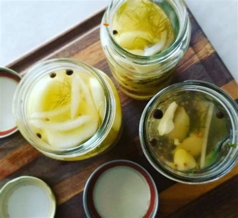 Refrigerator Garlic Pickles Happy Eats Healthy