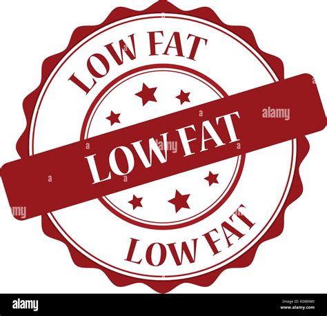 Low Fat Red Stamp Illustration Stock Vector Image Art Alamy