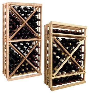 Vintner Series Wine Rack 1 Column Open Diamond Cube Wine Racks