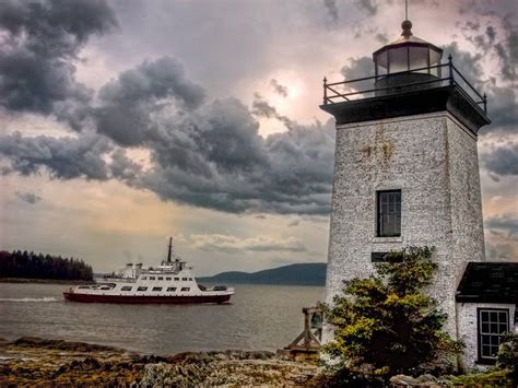 Maine Lighthouse Wallpaper - WallpaperSafari