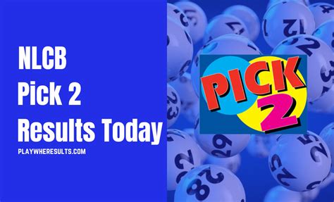 Pick 2 Results Friday 15 September 2023 NLCB Play Whe Results