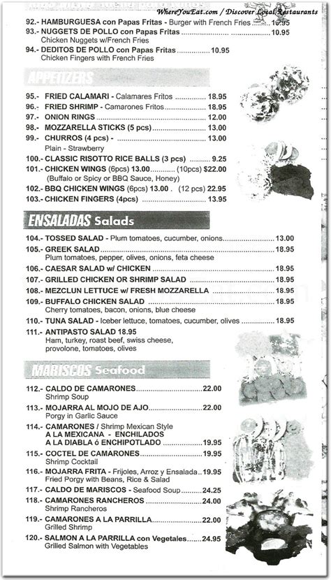 Tres Amigos Taqueria Restaurant Restaurant In Staten Island Menus