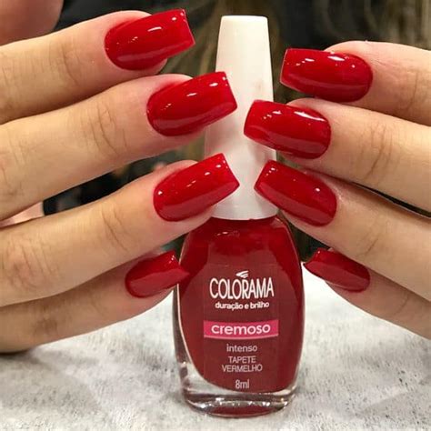 Rafaela Gomes Barbosa Esmalte Vermelho 77 Unhas Incríveis e Melhores