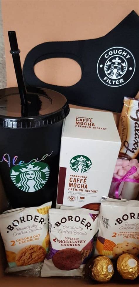 Personalised Starbucks Coffee Box Black Cup 24 Oz Reusable Etsy