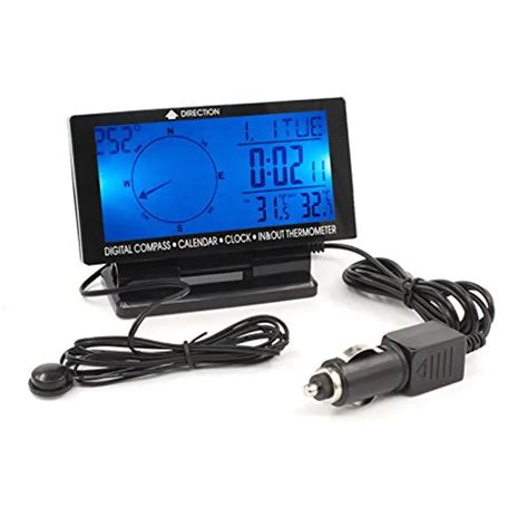 1Pc Navigation Dashboard Car Compass In Car Digital Compass 4.6" LCD ...