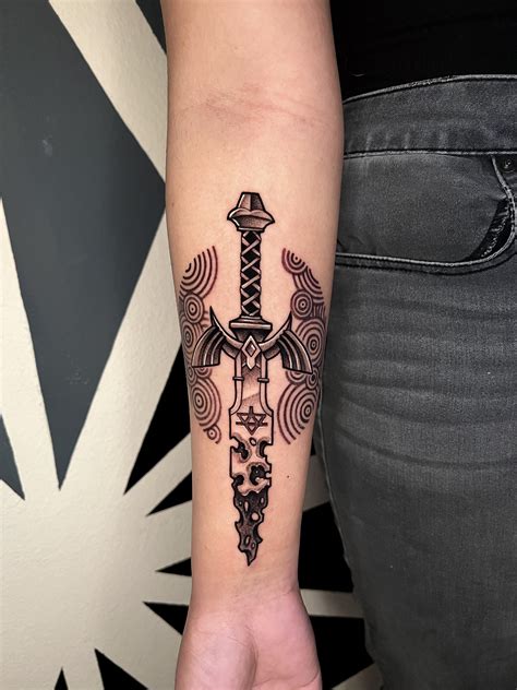 My brand new Decayed Master Sword tattoo : r/TOTK