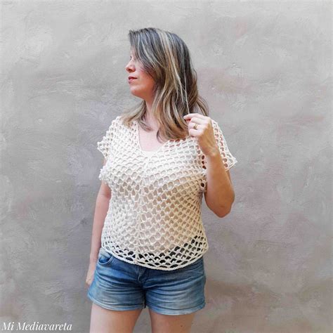 Remera Crochet Patr N Remera Calada A Crochet Paso A Paso En Espa Ol