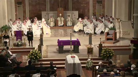 Mass Of Christian Burial Of Most Rev James M Moynihan Youtube