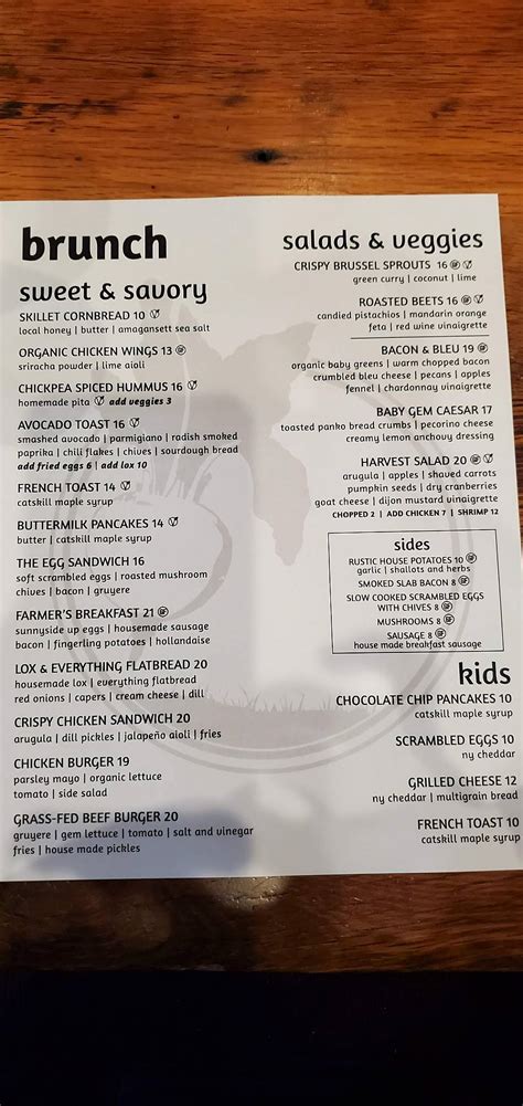 Menu At Rustic Root Pub And Bar Woodbury