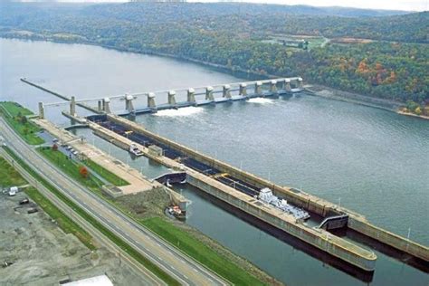 Ohio River Lock Failure Halts Traffic Downstream From Pittsburgh