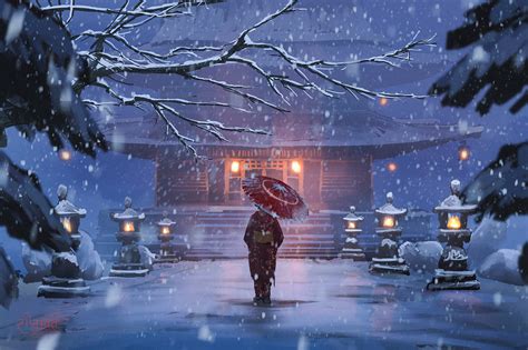 Share 74 Anime Winter Backgrounds Super Hot In Cdgdbentre