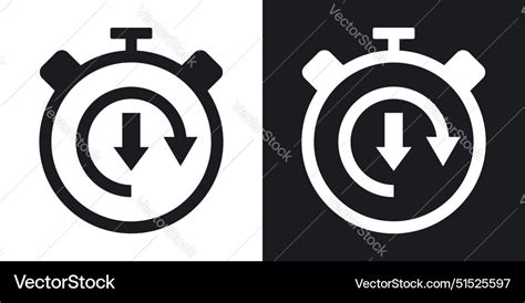 Down Time Icon Royalty Free Vector Image Vectorstock