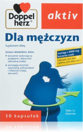 Doppelherz Aktiv Dla Mężczyzn kapsułki na zdrową prostatę i wsparcie