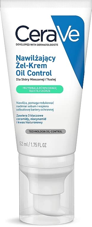 Cerave Oil Control Moisturising Gel Cream Matuj Cy Nawil Aj Cy Krem