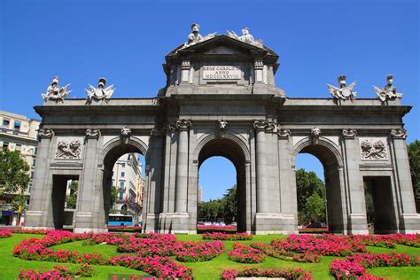 Banco De Im Genes Gratis La Puerta De Alcal En La Ciudad De Madrid