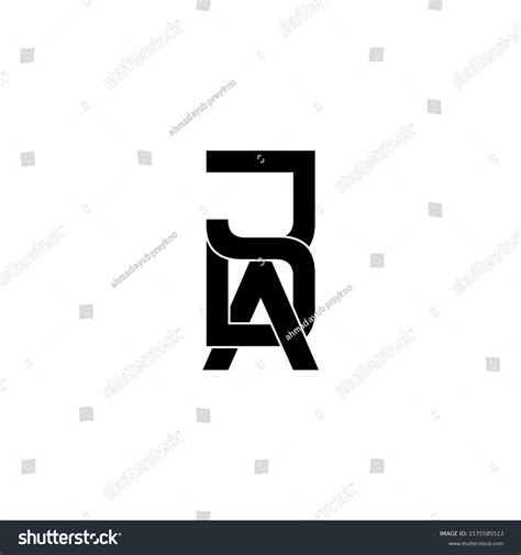 Jda Typography Letter Monogram Logo Design Stock Vector (Royalty Free) 2175585513 | Shutterstock