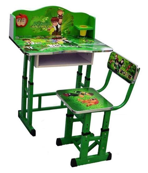 Durable King Kids Study Table Chair With Ben Ten 3 D Character With