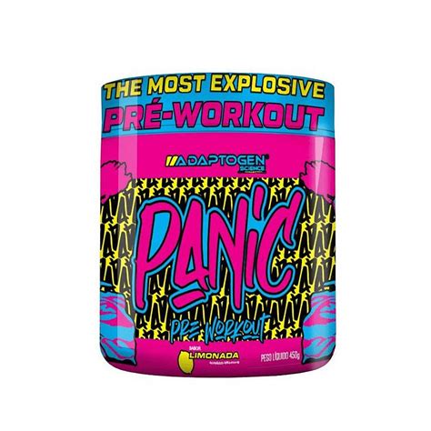 Panic Pre Workout G Adaptogen Uma Vida Suplementos Loja