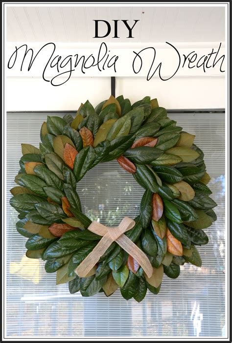 Minute Magnolia Leaf Wreath Tutorial Artofit