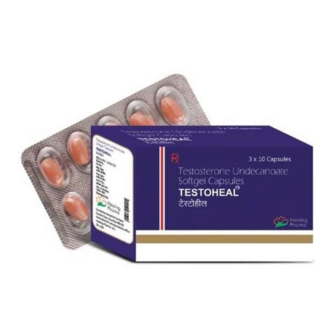 Gel Testoheal Testosterone Mg Capsule Packaging Type Box Packaging